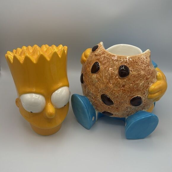 Vintage Bart Simpson Ceramic Cookie Jar Treasure Craft in Original Box 1994 - Picture 5 of 12